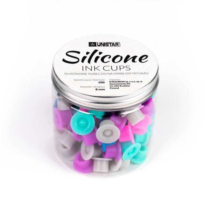 8 MM-SAMOSTOJEĆE SILIKONSKE ČAŠICE ZA PIGMENTE Professional Silicone Pigment Cups Default Title Kallos