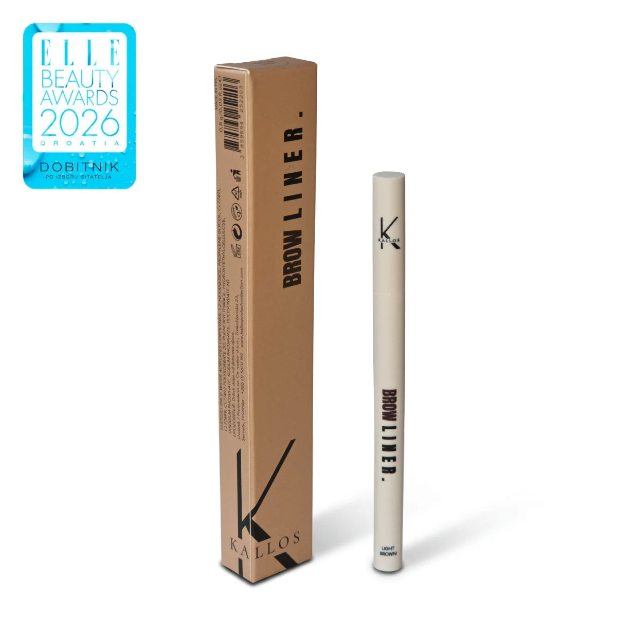 BROW LINER Luxury Precision Brow Liner Light brown Kallos