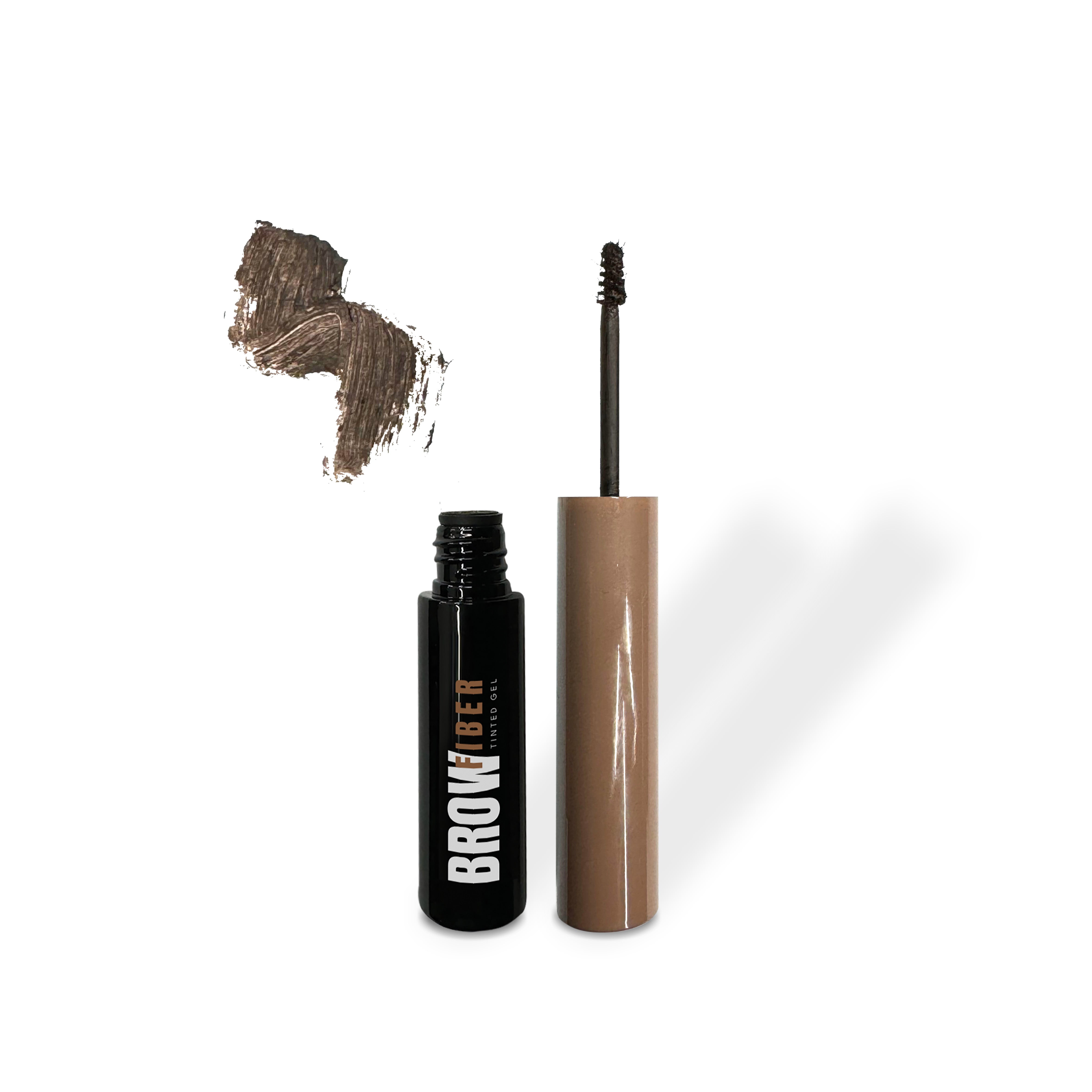DARK BROWN - BROW FIBER TINTED GEL