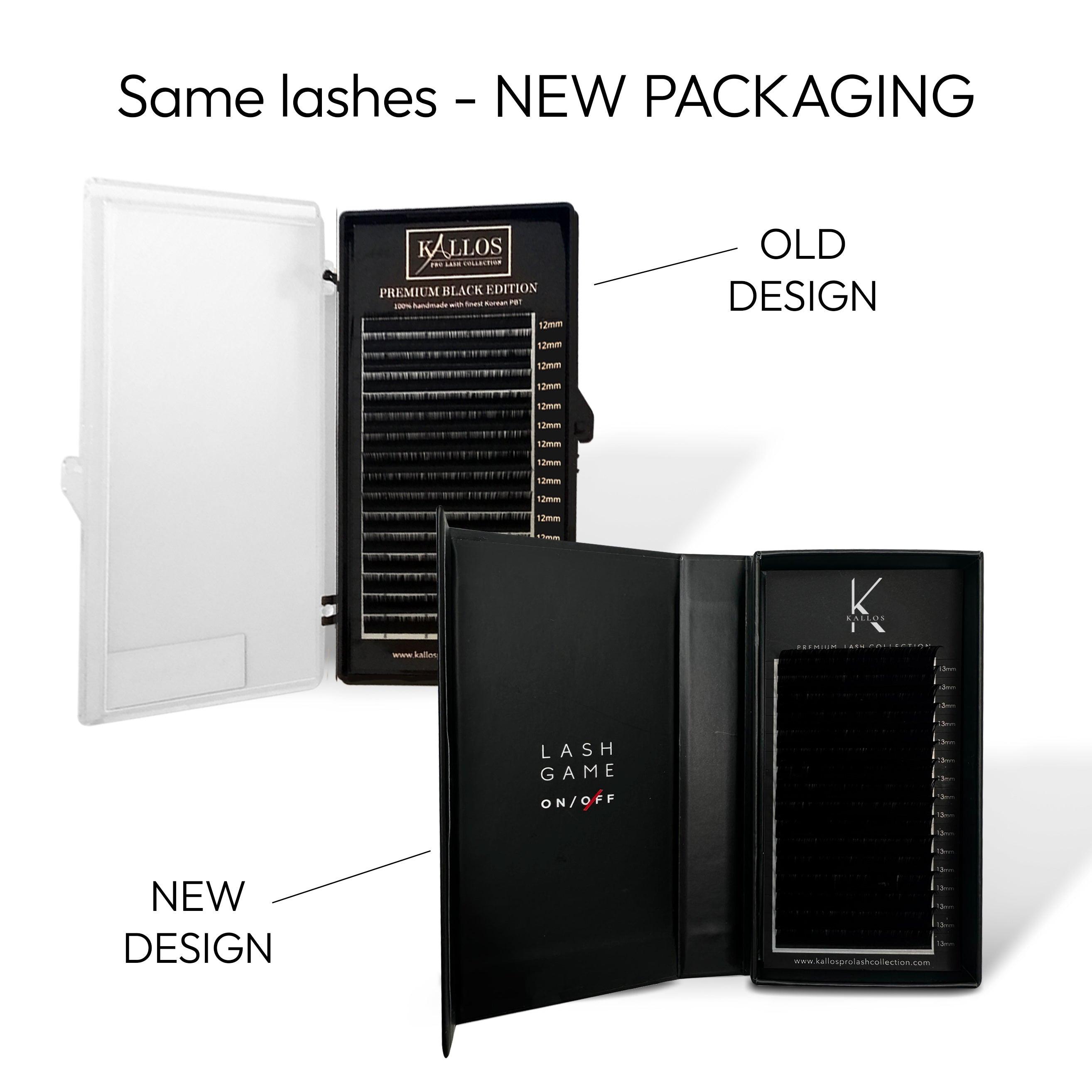 D 0.15 PO DUŽINAMA Ekstenzije Trepavica 8 mm-9 mm-10mm-11mm-12mm Kallos