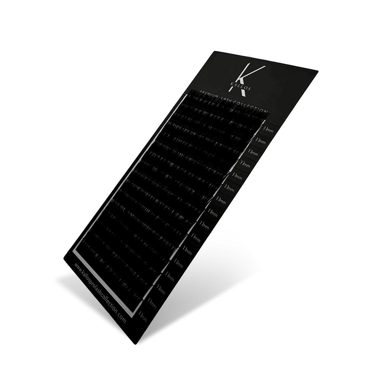 D 0.15 PO DUŽINAMA Ekstenzije Trepavica 8 mm-9 mm-10mm-11mm-12mm Kallos