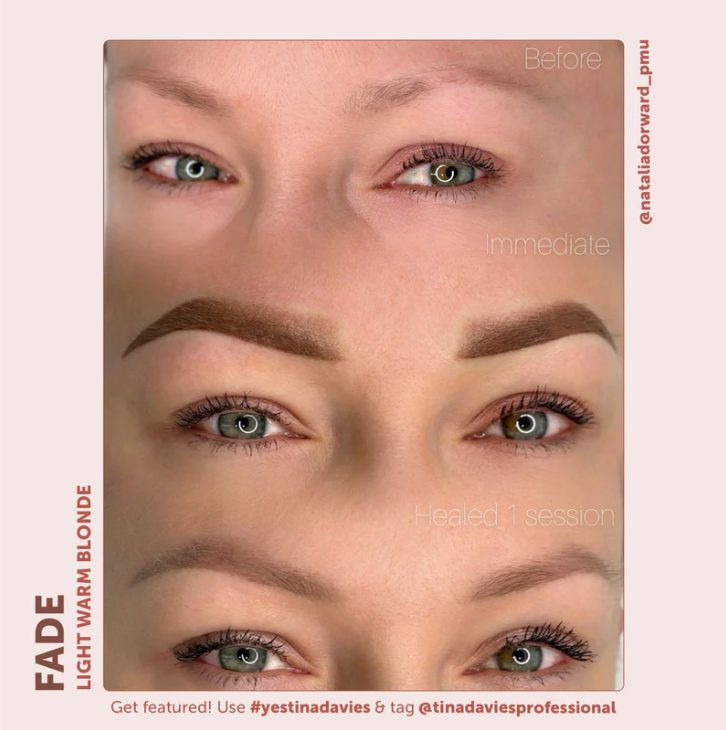 FADE LIGHT WARM BLONDE - TINA DAVIES PROFESSIONAL Professional PMU Pigment Default Title Kallos