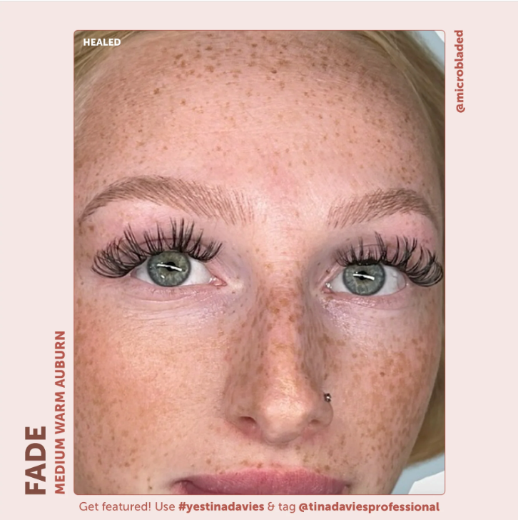 FADE MEDIUM WARM AUBURN - TINA DAVIES PROFESSIONAL Professional PMU Pigment Default Title Kallos