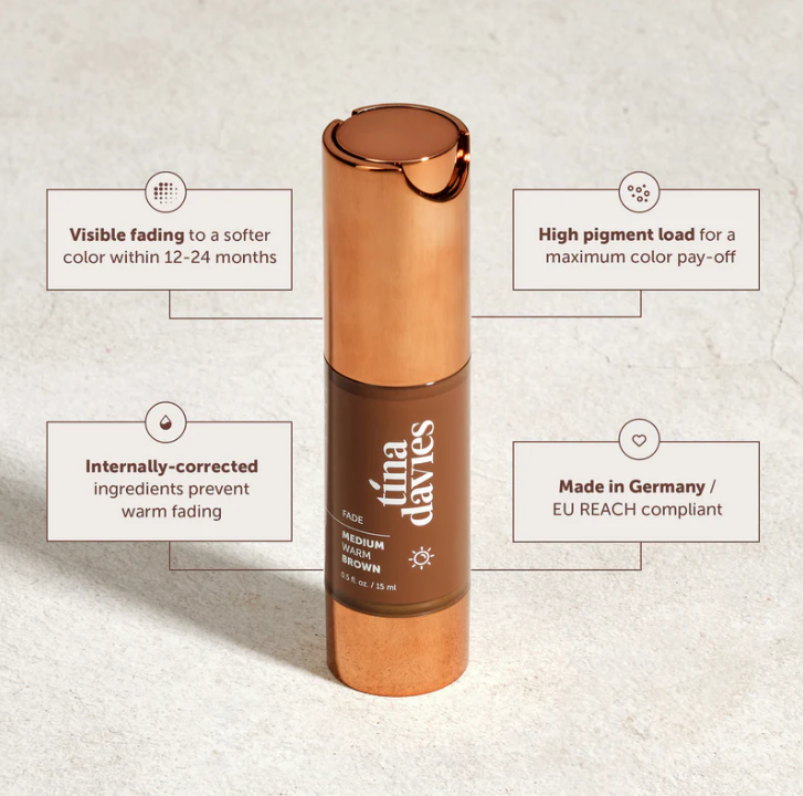 FADE MEDIUM WARM BROWN - TINA DAVIES PROFESSIONAL Professional PMU Pigment Default Title Kallos