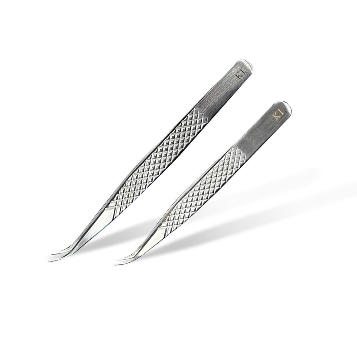 K1 PINCETA DUGA 14 CM Professional Lash Extension Tweezers Default Title Kallos