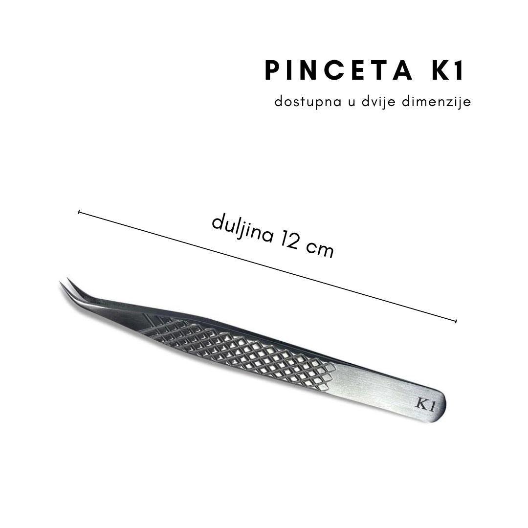 K1 PINCETA KRATKA 12 CM Default Title Kallos