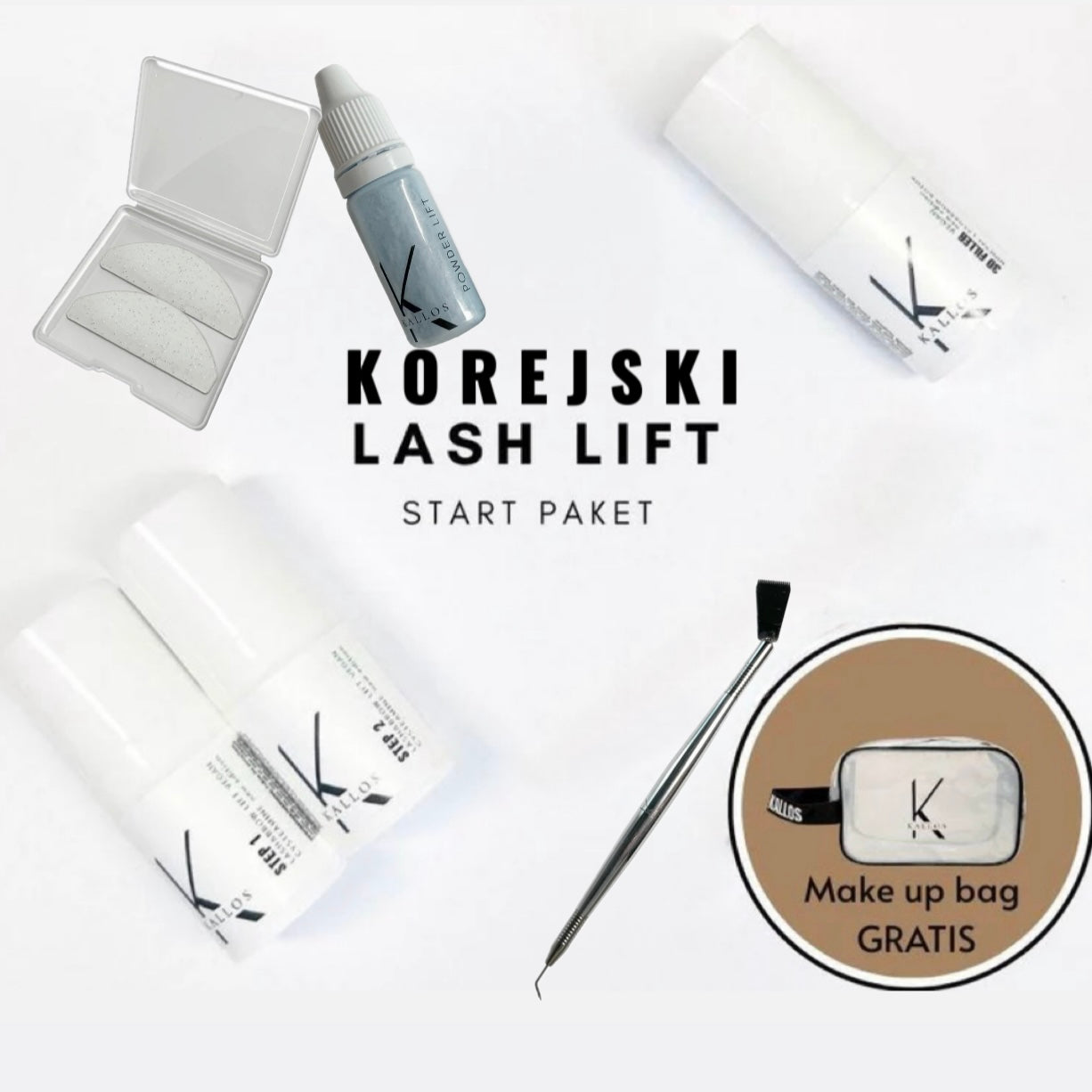 KOREJSKI LIFT START PAKET Lash Lift Professional Starter Kit Default Title Kallos