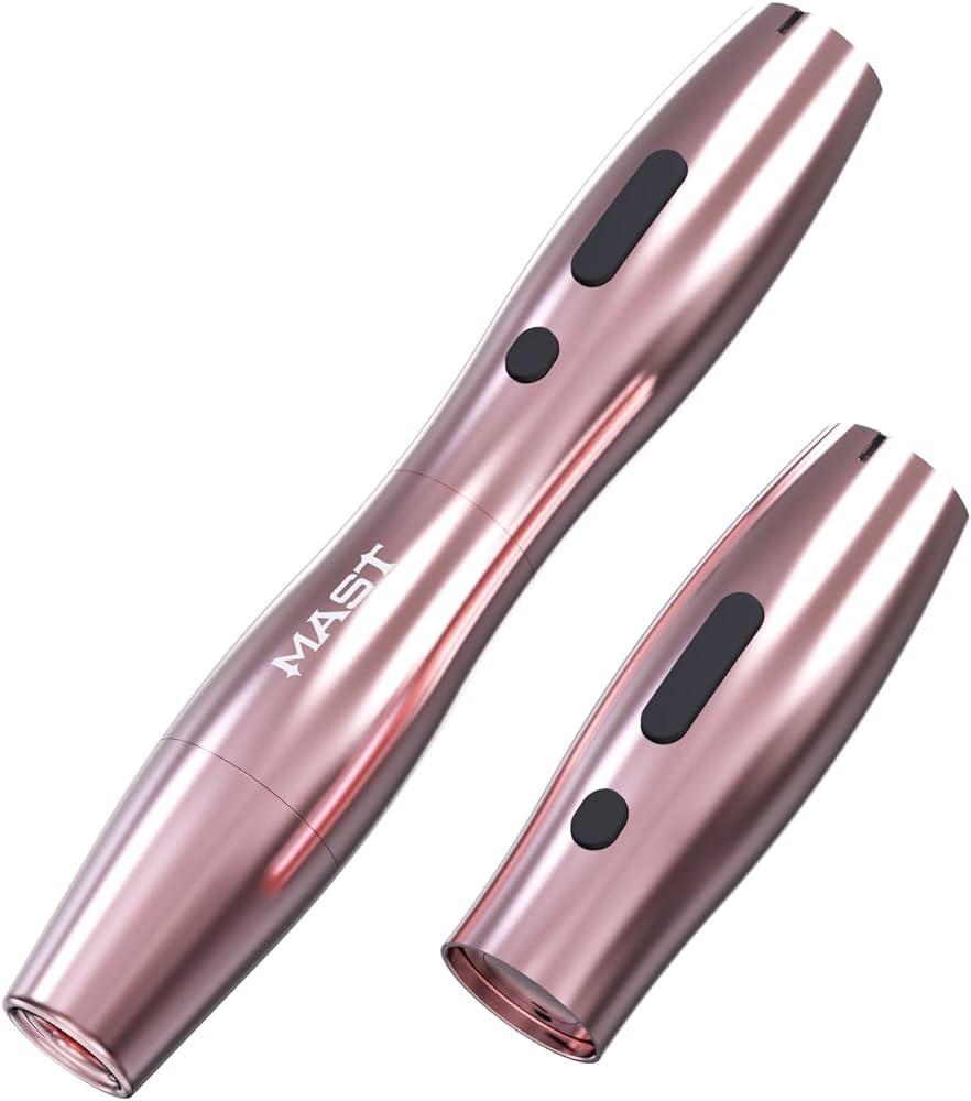 MAST P20 WIRELESS PEN MACHINE + BATERIJA Professional Wireless PMU Pen Machine Silver-Pink Kallos