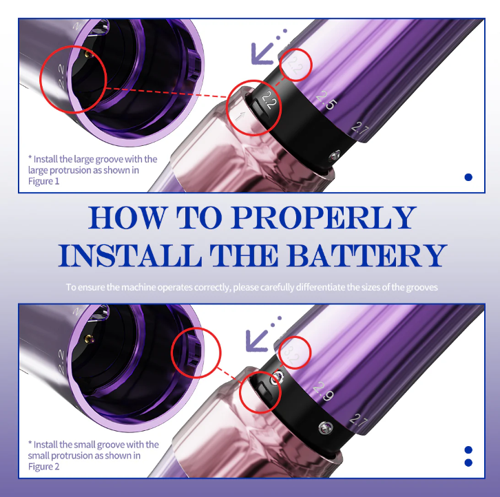 MAST P60 WIRELESS PEN MACHINE Pen Tattooing Machines Purple-Gold-Pink Kallos