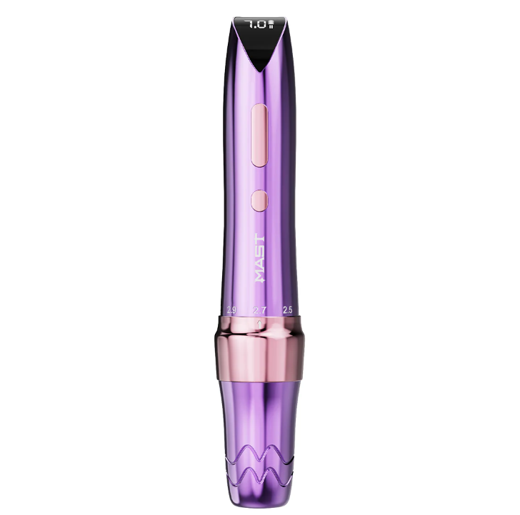 MAST P60 WIRELESS PEN MACHINE Pen Tattooing Machines Purple-Gold-Pink Kallos