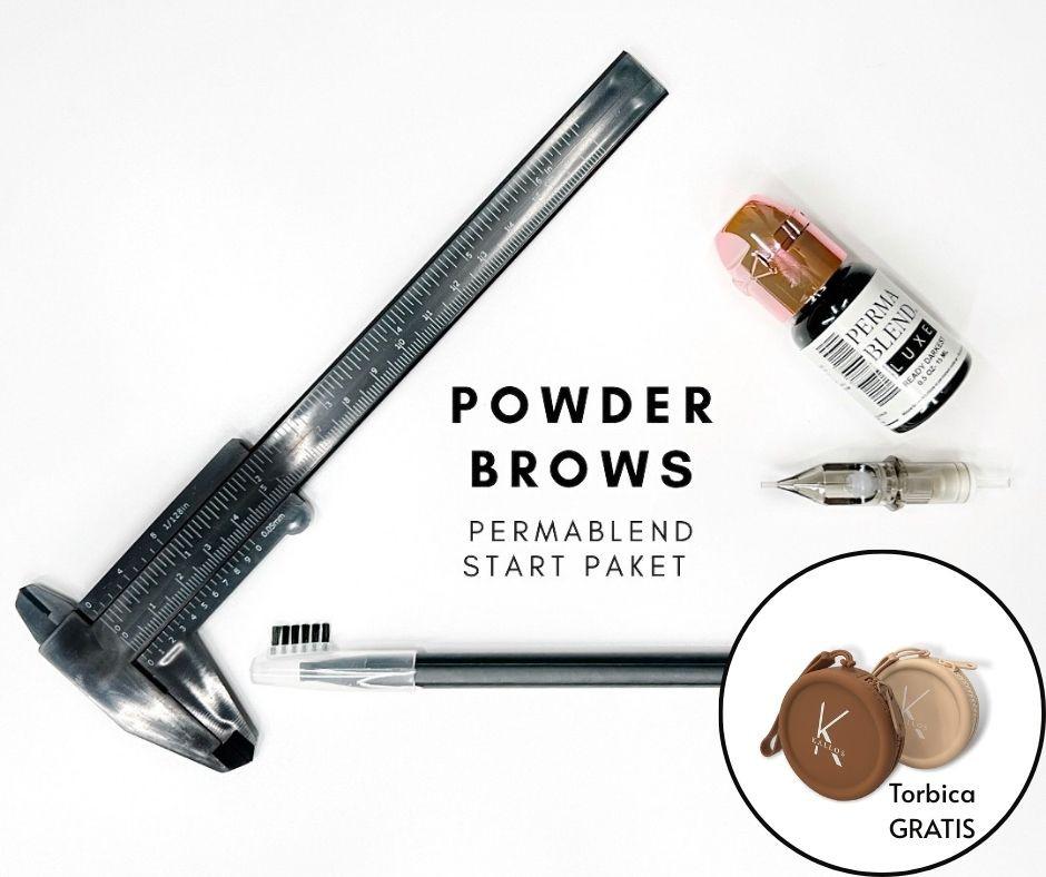 POWDER BROWS PERMA BLEND START PAKET Professional LUXE PMU Pigment Default Title Kallos