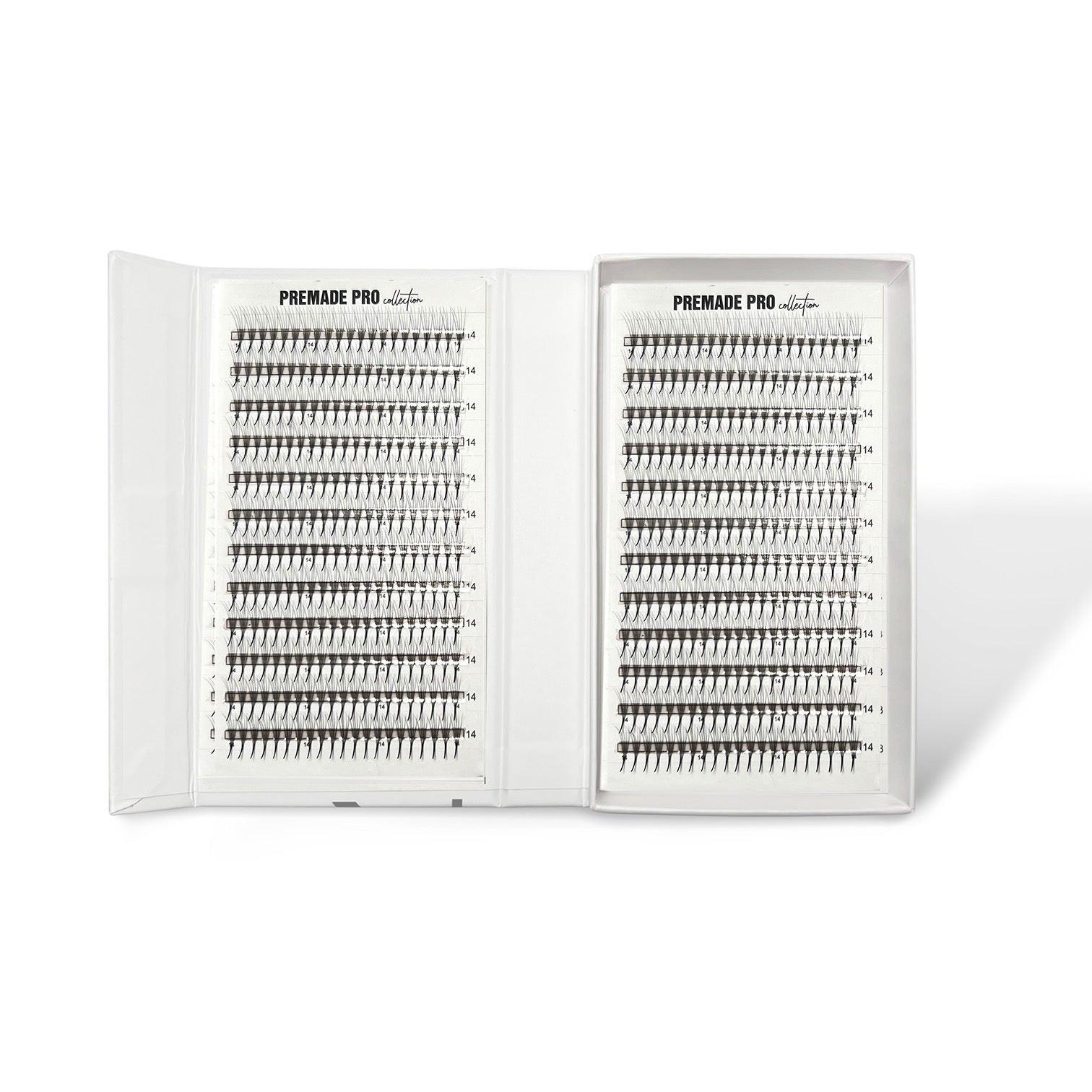 PREMADE C 0.06 5D POJEDINAČNE DUŽINE Professional 5D Premade Volume Fans 6 mm-7 mm-8 mm-9 mm-10 mm Kallos