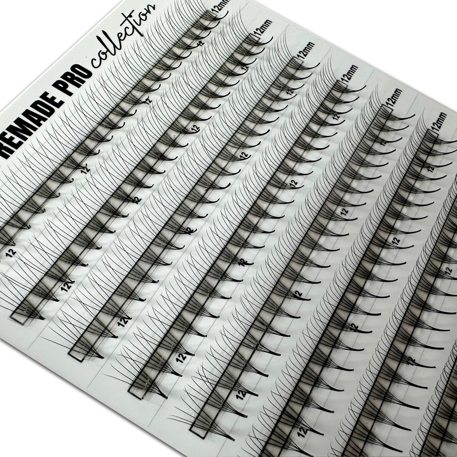 PREMADE D 0.06 5D POJEDINAČNE DUŽINE Premade Lash Fans 8 mm-9 mm-10 mm-11 mm-12 mm Kallos