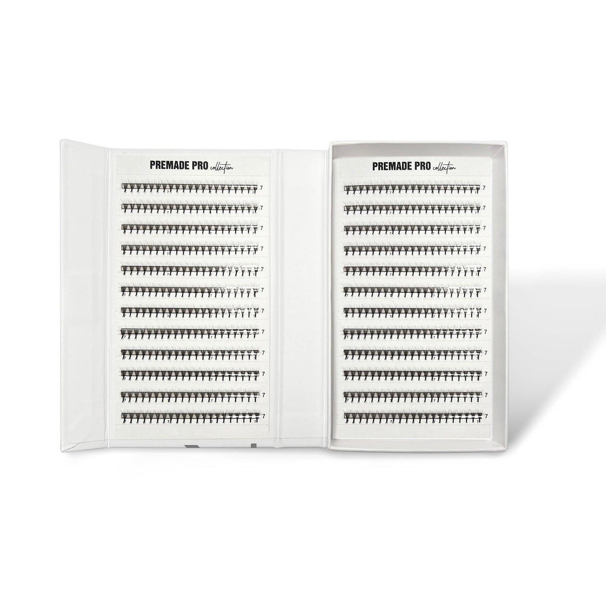 PREMADE M 0.06 5D POJEDINAČNE DUŽINE Professional Eyelash Extensions 6 mm-7 mm-8 mm-9 mm-10 mm Kallos