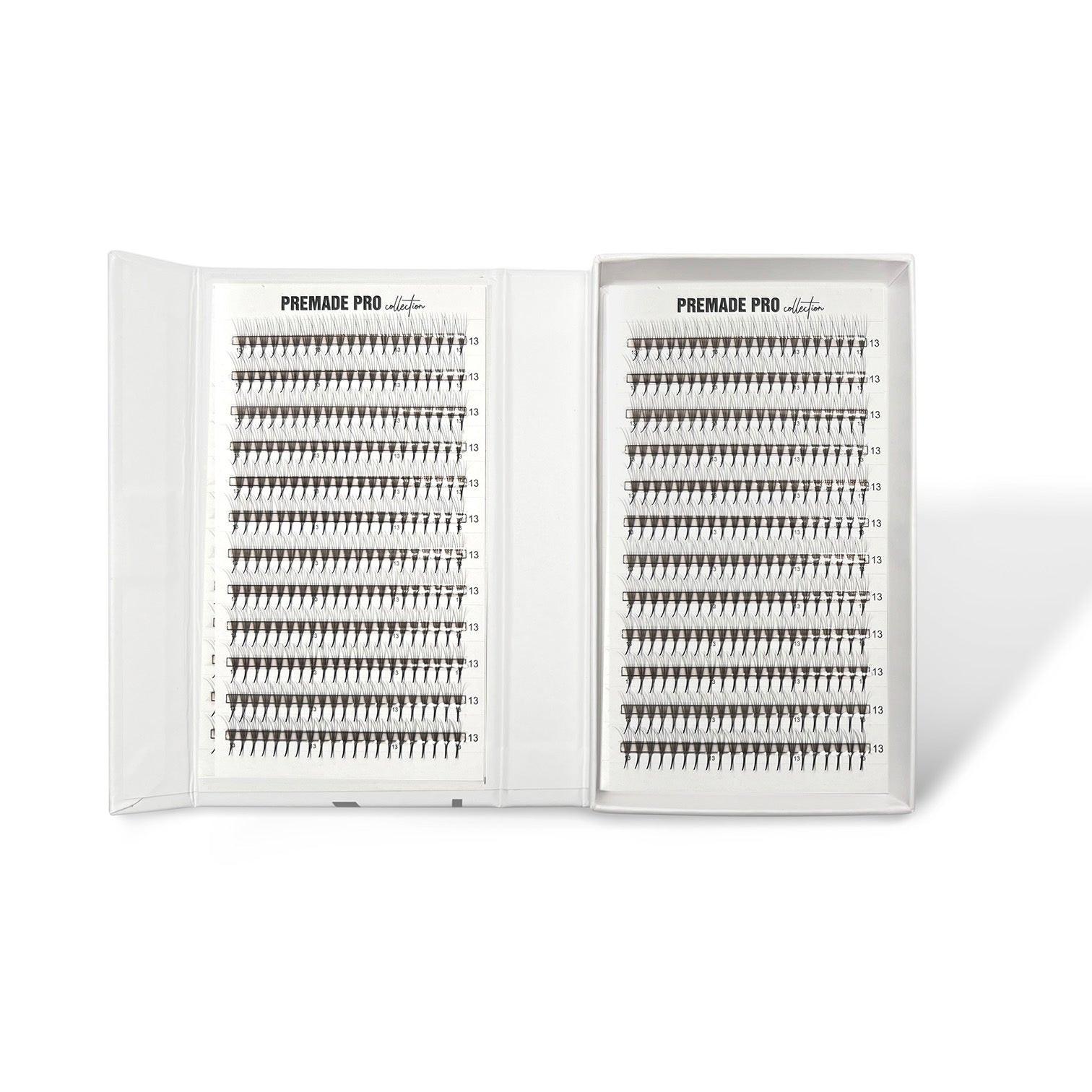 PREMADE M 0.06 5D POJEDINAČNE DUŽINE Professional Eyelash Extensions 6 mm-7 mm-8 mm-9 mm-10 mm Kallos