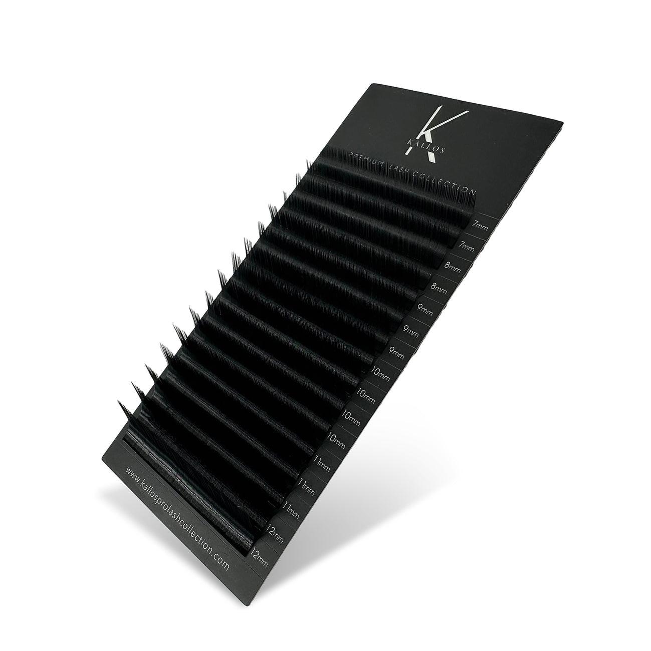Premium Lash Collection M 0.10 MIX (7-12 MM) Professional Eyelash Extensions Default Title Kallos