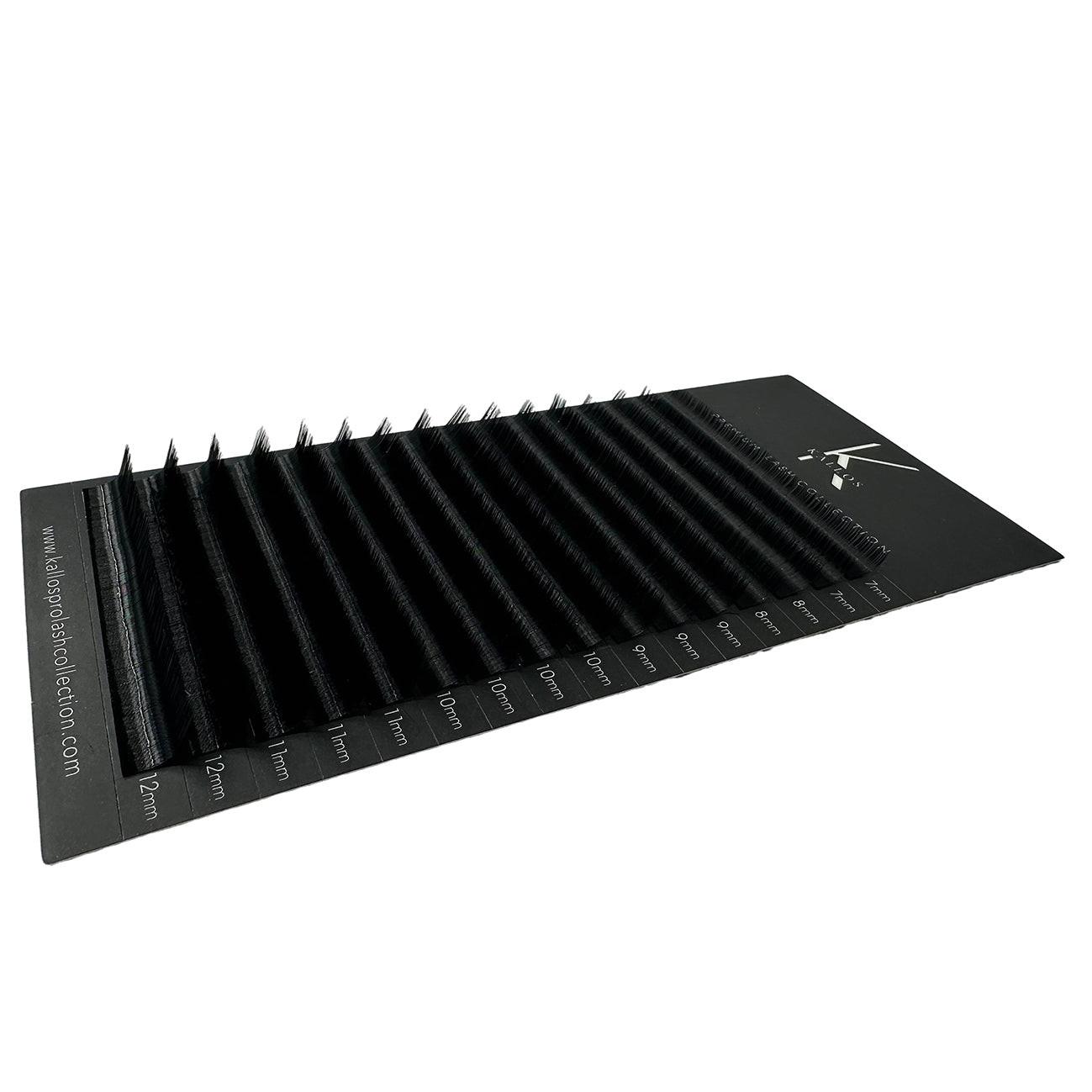 Premium Lash Collection M 0.10 MIX (7-12 MM) Professional Eyelash Extensions Default Title Kallos