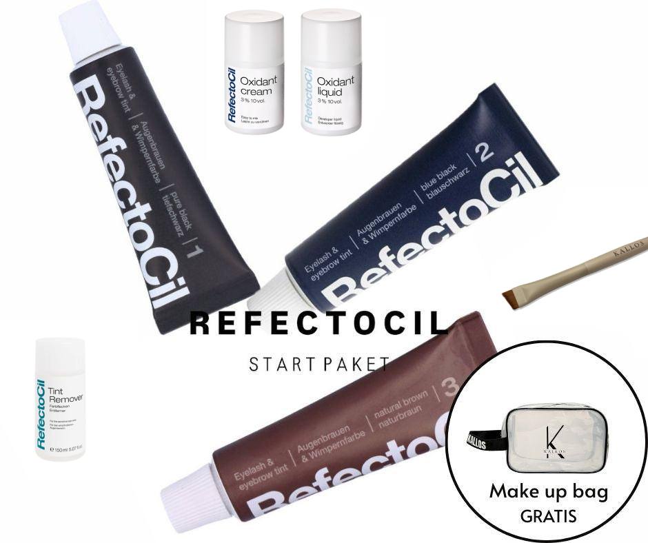 REFECTOCIL START PAKET Professional Tinting Starter Kit Paket sa tekućim hidrogenom-Paket sa krema hidrogenom Kallos