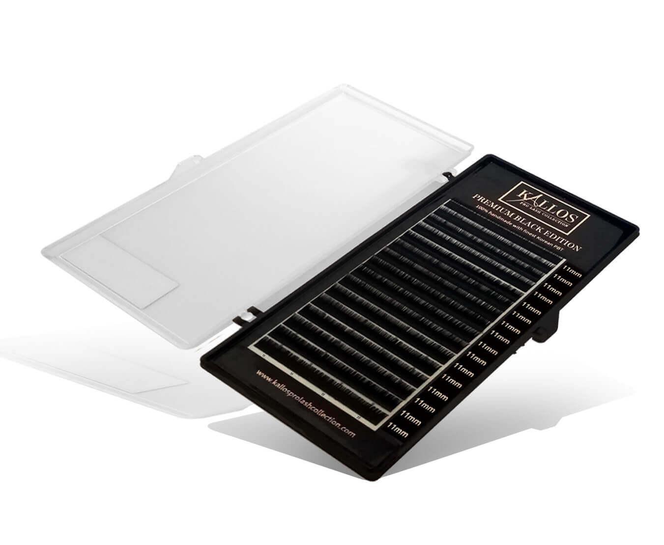 D 0.06 PO DUŽINAMA Ekstenzija Trepavica 8 mm-9 mm-10mm-11mm-12mm Kallos