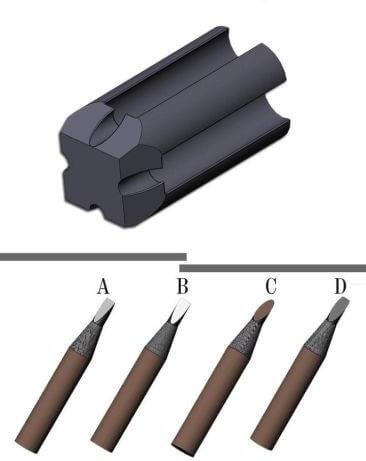 ŠILJILO 4 U 1 ZA PMU OLOVKU Professional 4-in-1 Brow Pencil Sharpener Default Title Kallos