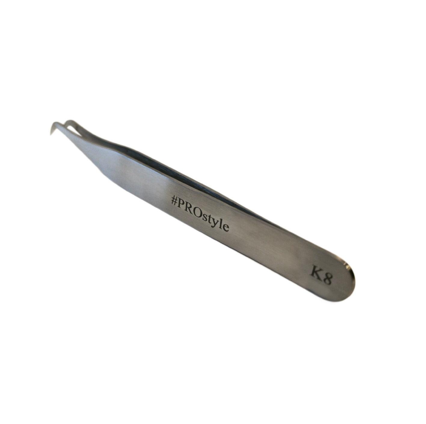 K8 #PROSTYLE PINCETA Fiber-Diamond dust Kallos