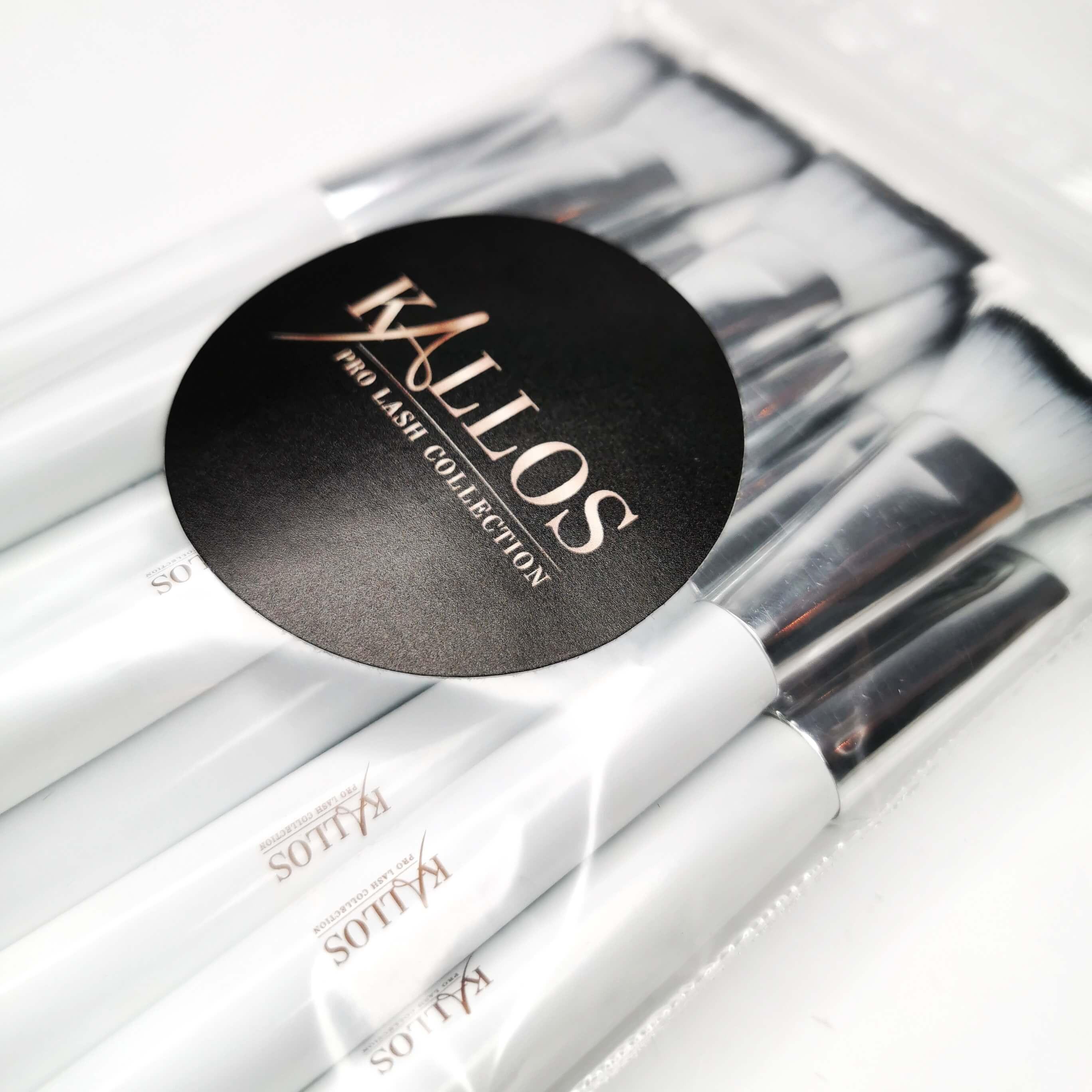 SET 10 KISTOVA ZA ČIŠĆENJE TREPAVCA Lash Cleansing Brushes Set Default Title Kallos