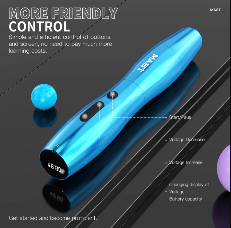 Mast P20 Permanent Beauty Wireless Pen Machine - Kallos
