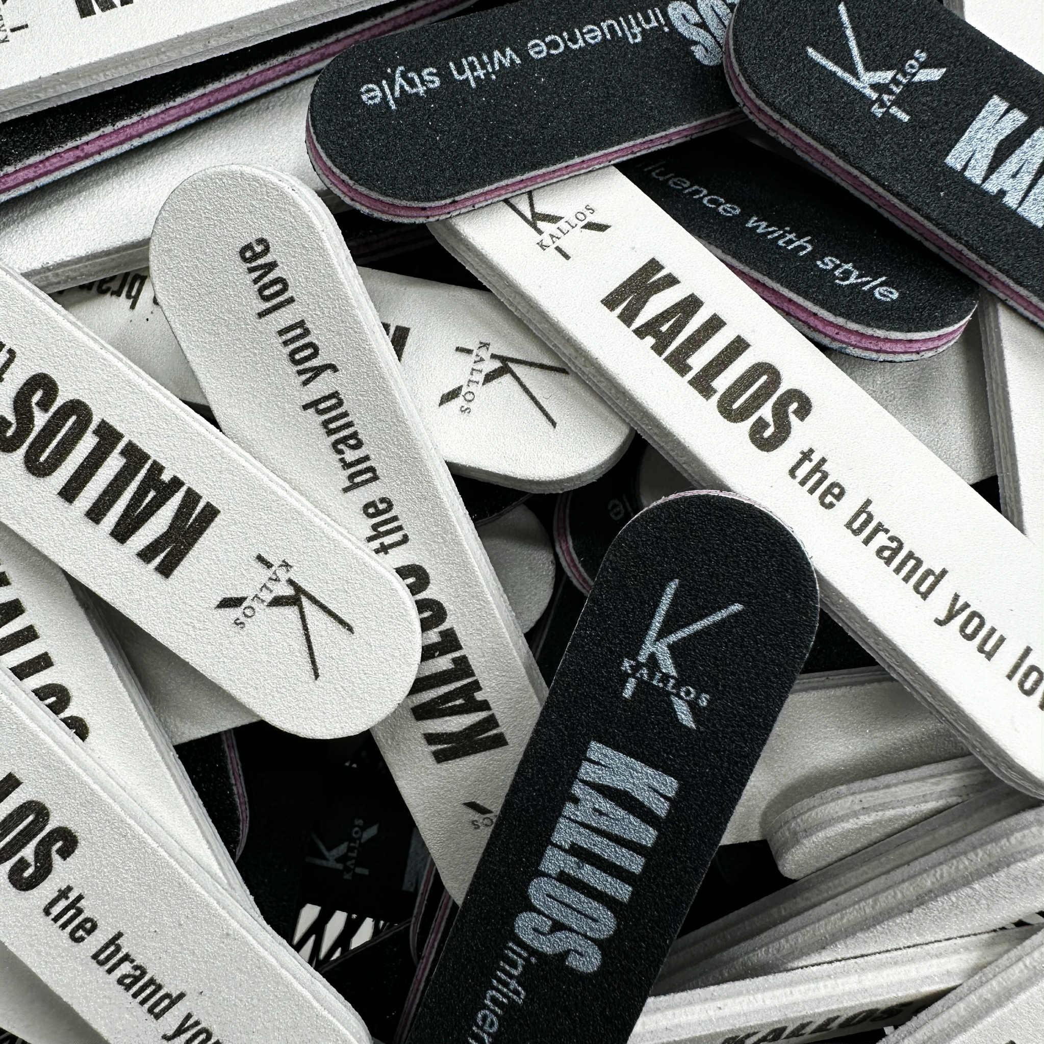  20 RAŠPICA ZA NOKTE, Gift set “Perfect nails”  Black-White Kallos