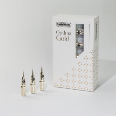  25/1RLLT (20 KOM) KWADRON OPTIMA GOLD CARTRIDGES Professional PMU Cartridge Needles Default Title Kallos