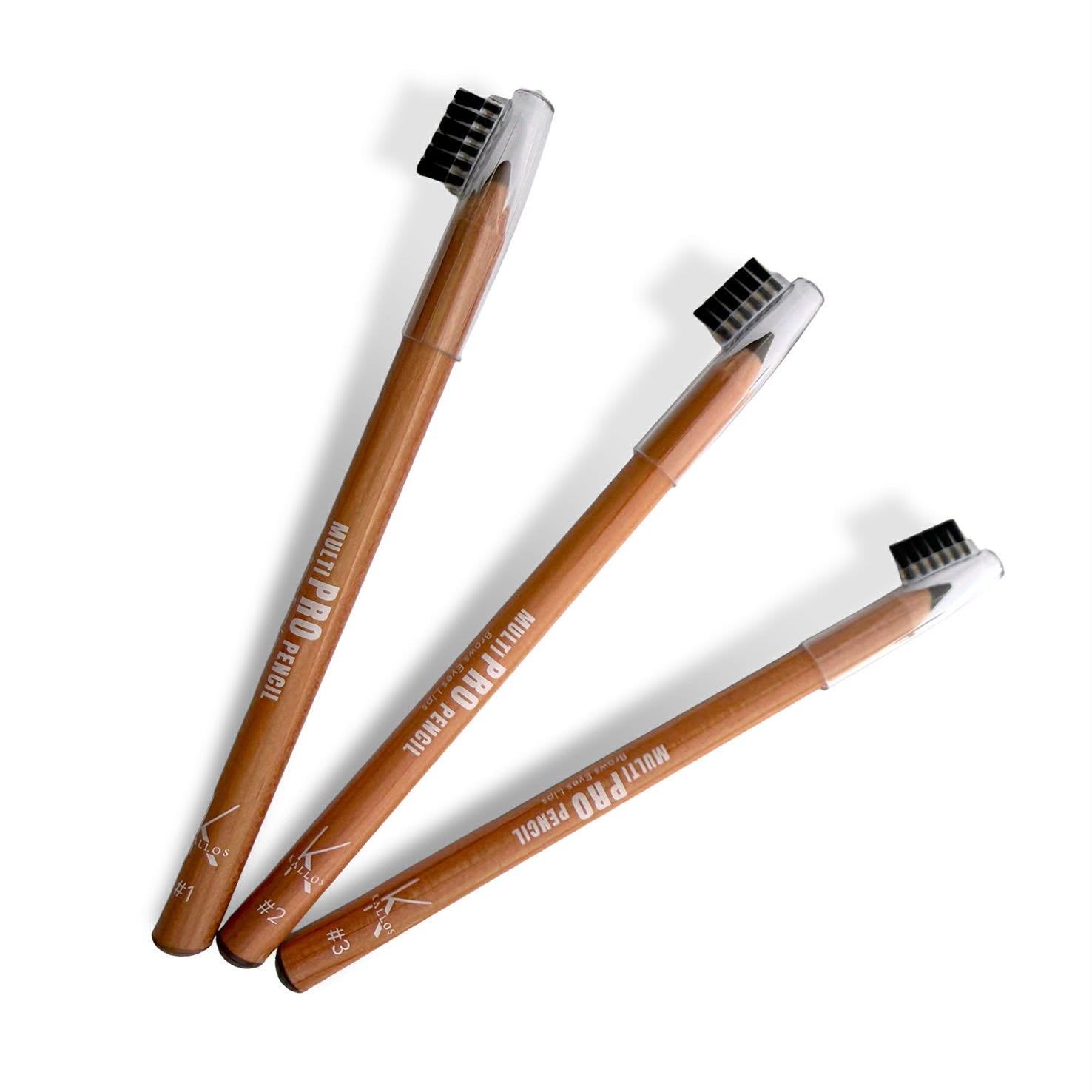  3u1 OLOVKA ZA OBRVE, OČI  USNE – MULTI PRO PENCIL Multipurpose Makeup Pencil #1-#2-#3 Kallos