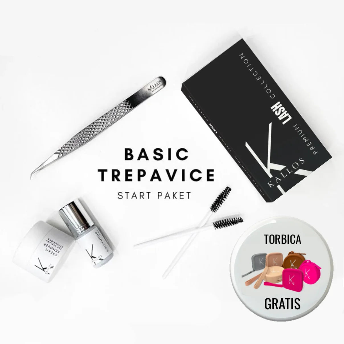 BASIC TREPAVICE START PAKET Eyelash Extension Starter Kit  Kallos