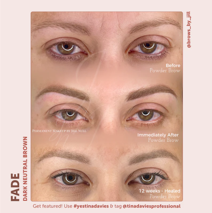  FADE DARK NEUTRAL BROWN - TINA DAVIES PROFESSIONAL Professional PMU Pigment Default Title Kallos