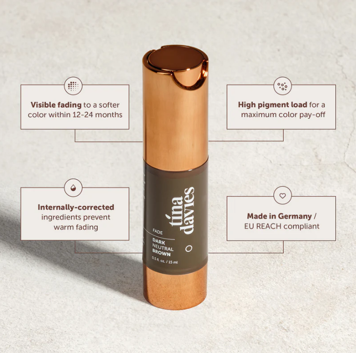  FADE DARK NEUTRAL BROWN - TINA DAVIES PROFESSIONAL Professional PMU Pigment Default Title Kallos