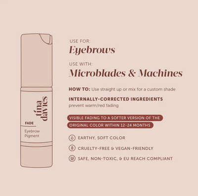  FADE MEDIUM WARM AUBURN - TINA DAVIES PROFESSIONAL Professional PMU Pigment Default Title Kallos