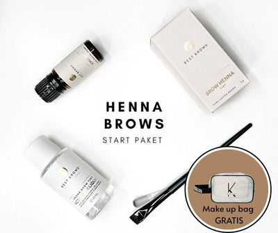  HENNA BROWS START PAKET rofessional Henna Brow Starter Kit Default Title Kallos