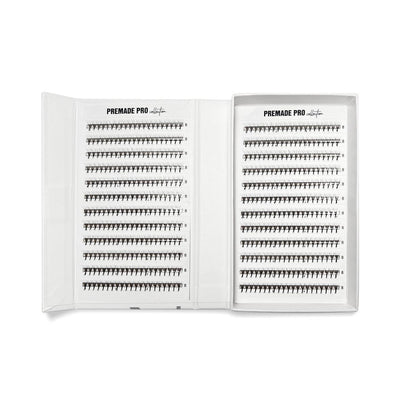  PREMADE D 0.06 5D POJEDINAČNE DUŽINE Premade Lash Fans 8 mm-9 mm-10 mm-11 mm-12 mm Kallos