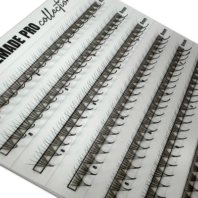  PREMADE D 0.06 5D POJEDINAČNE DUŽINE Premade Lash Fans 8 mm-9 mm-10 mm-11 mm-12 mm Kallos