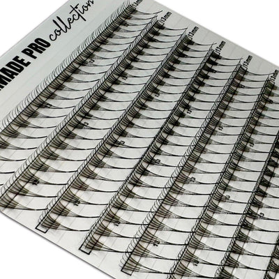  PREMADE D 0.06 5D POJEDINAČNE DUŽINE Premade Lash Fans 8 mm-9 mm-10 mm-11 mm-12 mm Kallos