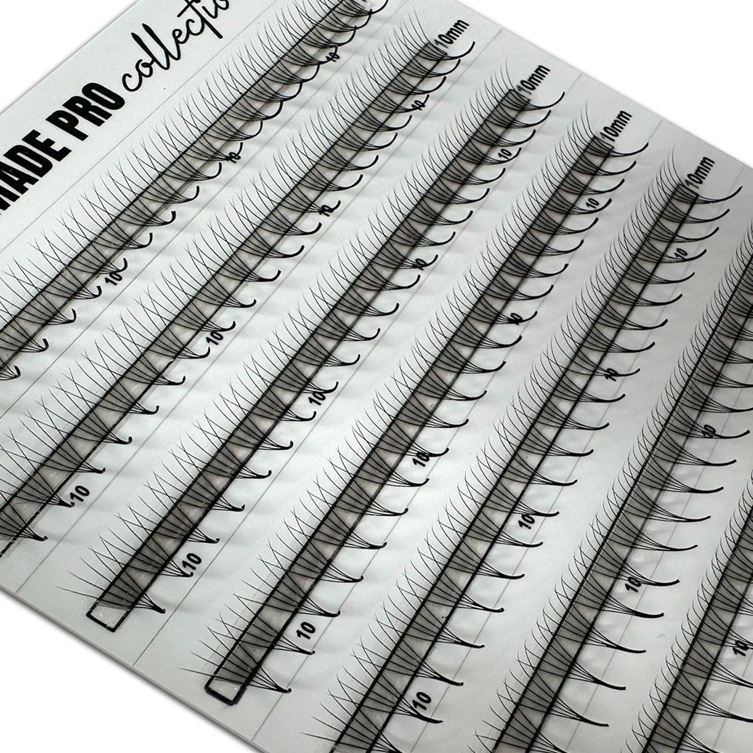  PREMADE D 0.06 5D POJEDINAČNE DUŽINE Premade Lash Fans 8 mm-9 mm-10 mm-11 mm-12 mm Kallos