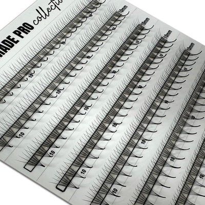  PREMADE D 0.06 5D POJEDINAČNE DUŽINE Premade Lash Fans 8 mm-9 mm-10 mm-11 mm-12 mm Kallos