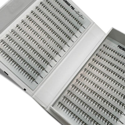  PREMADE D 0.06 5D POJEDINAČNE DUŽINE Premade Lash Fans 8 mm-9 mm-10 mm-11 mm-12 mm Kallos