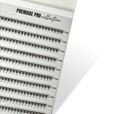  PREMADE M 0.06 5D POJEDINAČNE DUŽINE Professional Eyelash Extensions 6 mm-7 mm-8 mm-9 mm-10 mm Kallos
