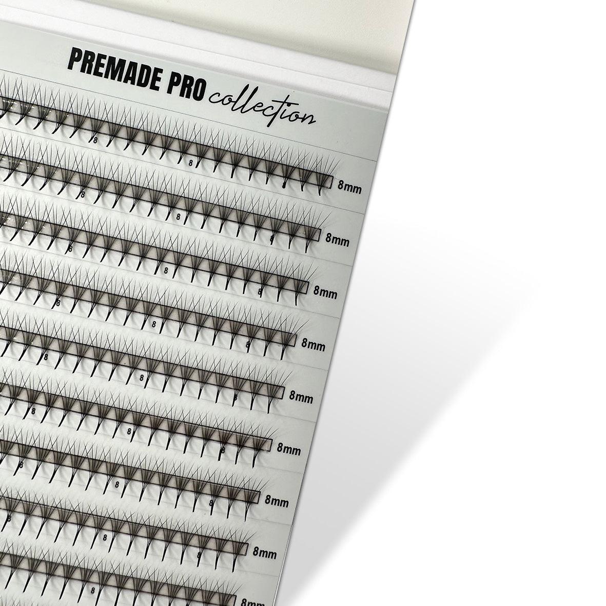  PREMADE M 0.06 5D POJEDINAČNE DUŽINE Professional Eyelash Extensions 6 mm-7 mm-8 mm-9 mm-10 mm Kallos