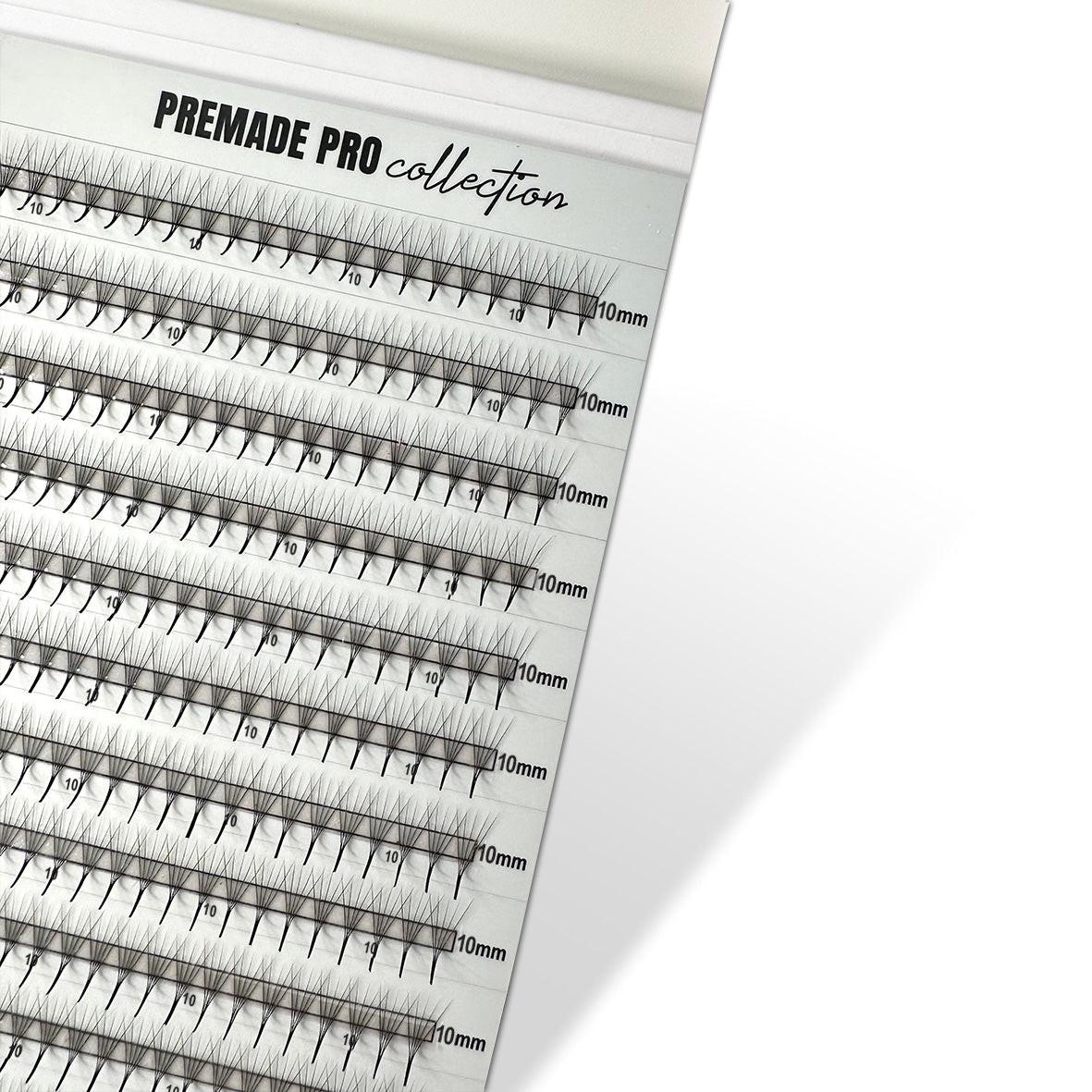  PREMADE M 0.06 5D POJEDINAČNE DUŽINE Professional Eyelash Extensions 6 mm-7 mm-8 mm-9 mm-10 mm Kallos