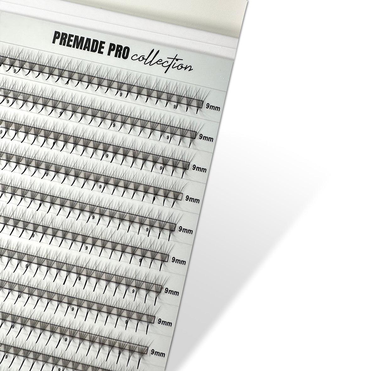  PREMADE M 0.06 5D POJEDINAČNE DUŽINE Professional Eyelash Extensions 6 mm-7 mm-8 mm-9 mm-10 mm Kallos