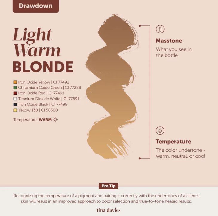 FADE LIGHT WARM BLONDE - TINA DAVIES PROFESSIONAL