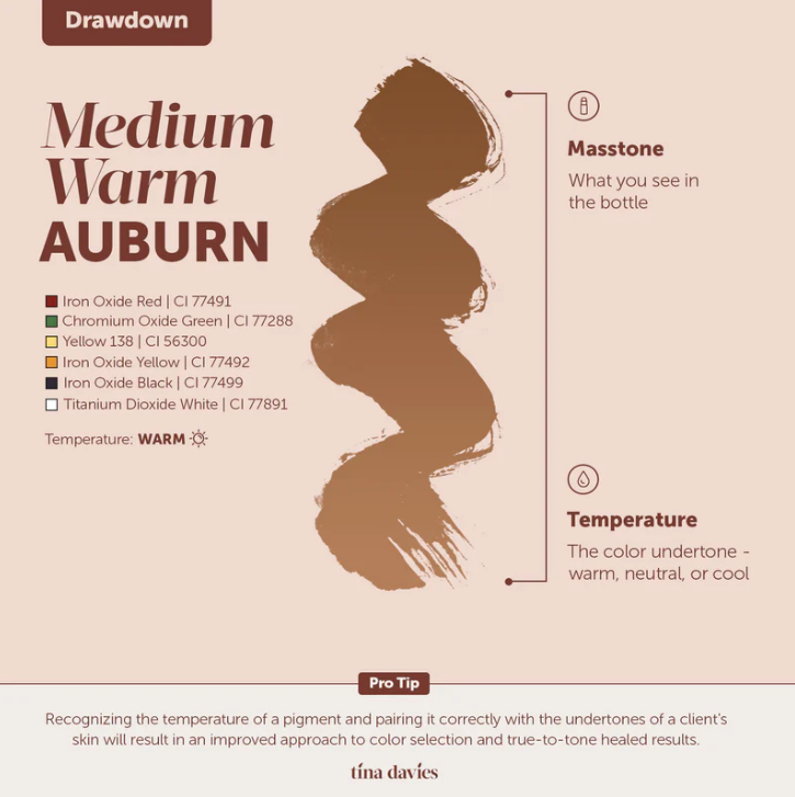 FADE MEDIUM WARM AUBURN - TINA DAVIES PROFESSIONAL