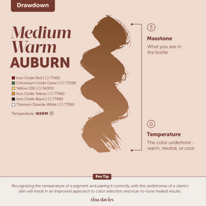 FADE MEDIUM WARM AUBURN - TINA DAVIES PROFESSIONAL