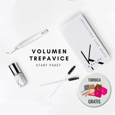 VOLUMEN TREPAVICE START PAKET Volume Eyelash Extension Starter Kit  Kallos
