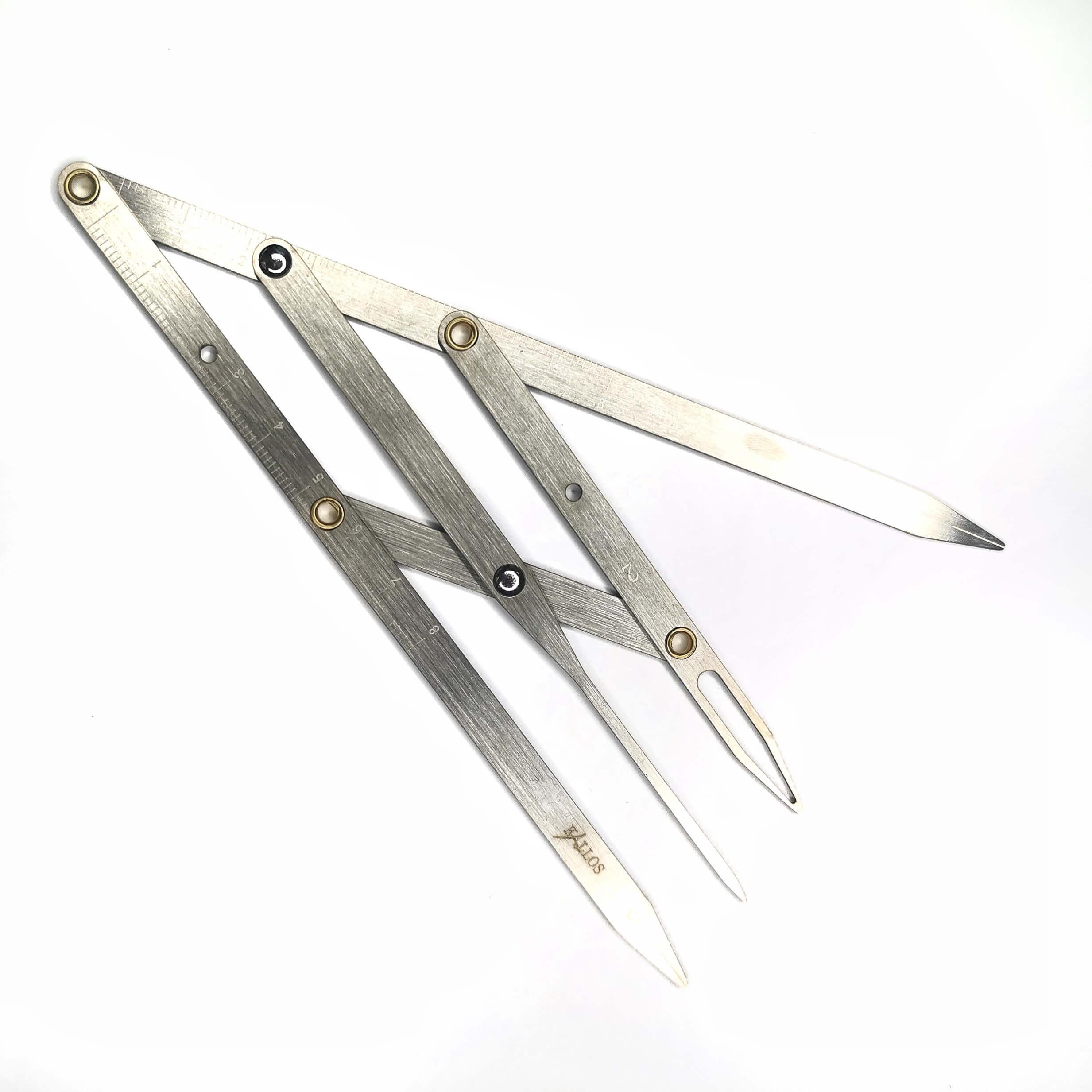  ŠESTAR ZA OBRVE Professional Brow Mapping Caliper Default Title Kallos